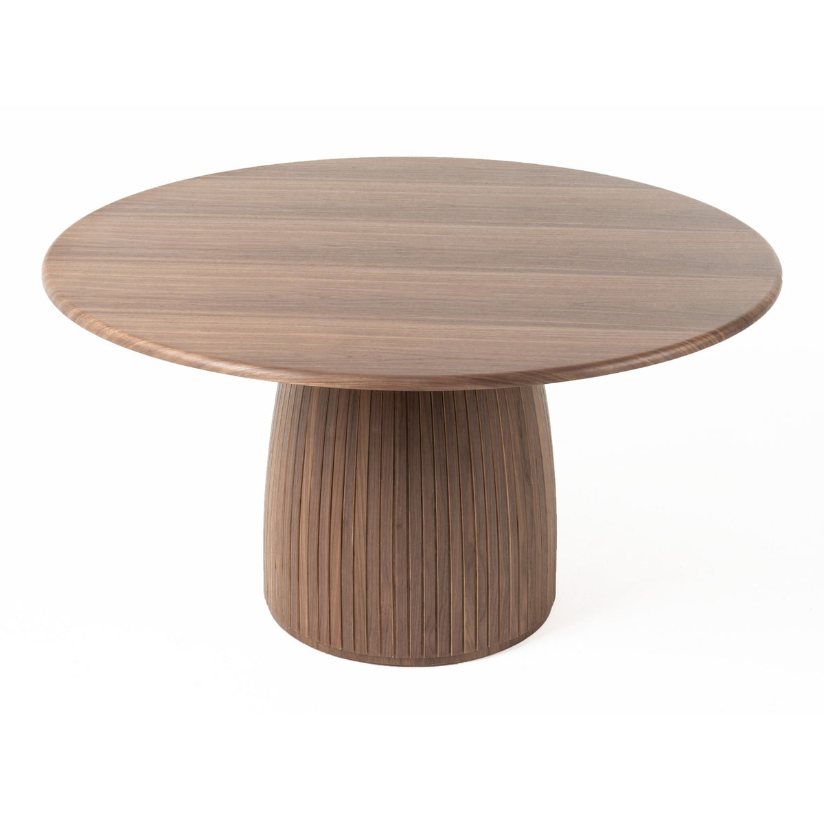 Sheridan - Mid-Century Modern Walnut Round Dining Table by VIG Furniture - View 6