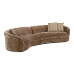 Sheth - Modern Brown Fabric Curved Sectional Sofa by VIG Furniture - View 10