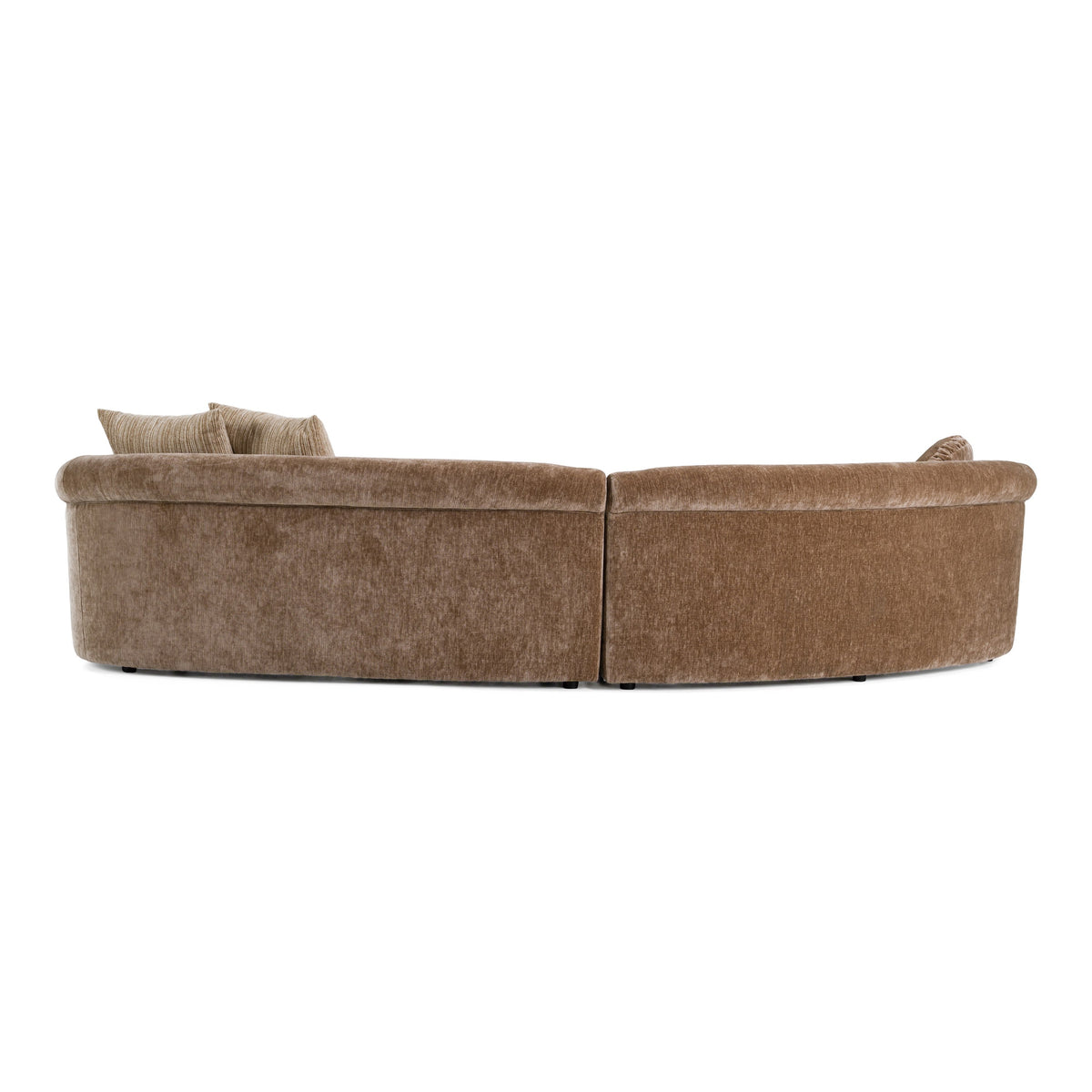 Sheth - Modern Brown Fabric Curved Sectional Sofa by VIG Furniture - View 13