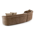 Sheth - Modern Brown Fabric Curved Sectional Sofa by VIG Furniture - View 12
