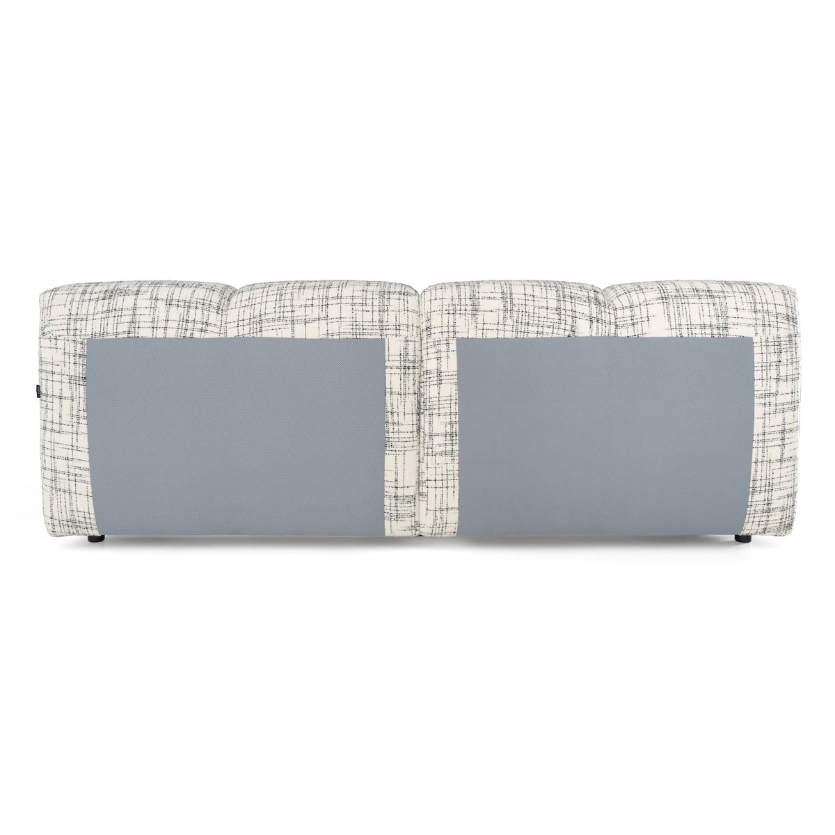 Shiloh - Modern Off-White + Black Fabric Bed by VIG Furniture - View 3