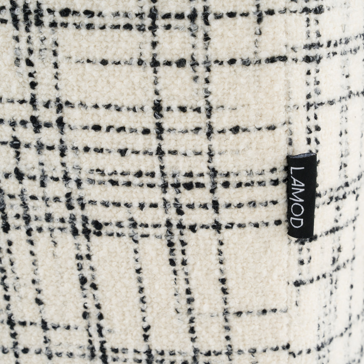 Shiloh - Modern Off-White + Black Fabric Bed by VIG Furniture - View 5
