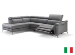 Monte Carlo - Italian Modern Grey Leather LAF Sectional Sofa by VIG Furniture - View 2