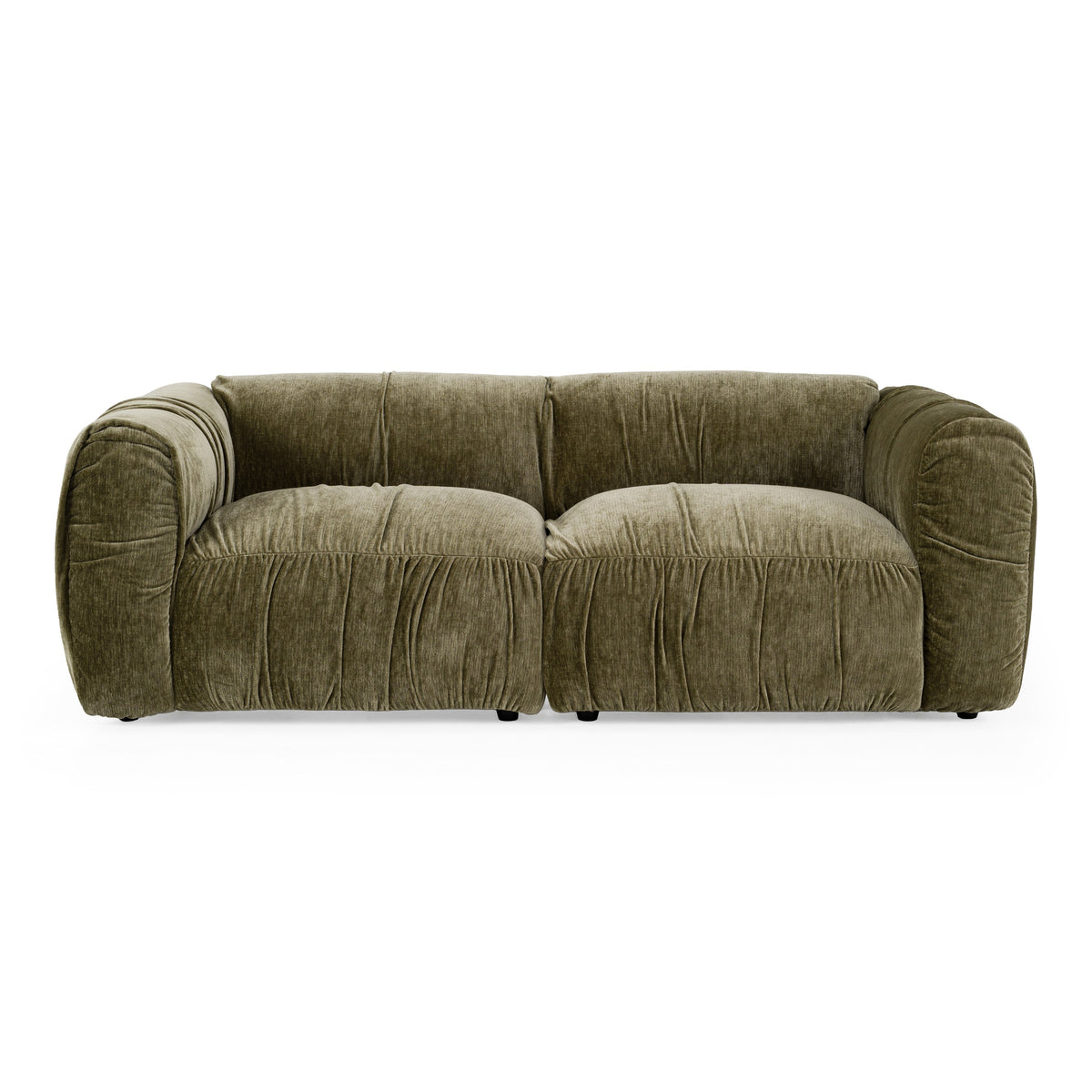 Siegal - Modern Olive Green Fabric Loveseat Sofa by VIG Furniture - View 1