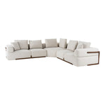 Simone - Modern Off-White Fabric Sectional Sofa by VIG Furniture - View 1