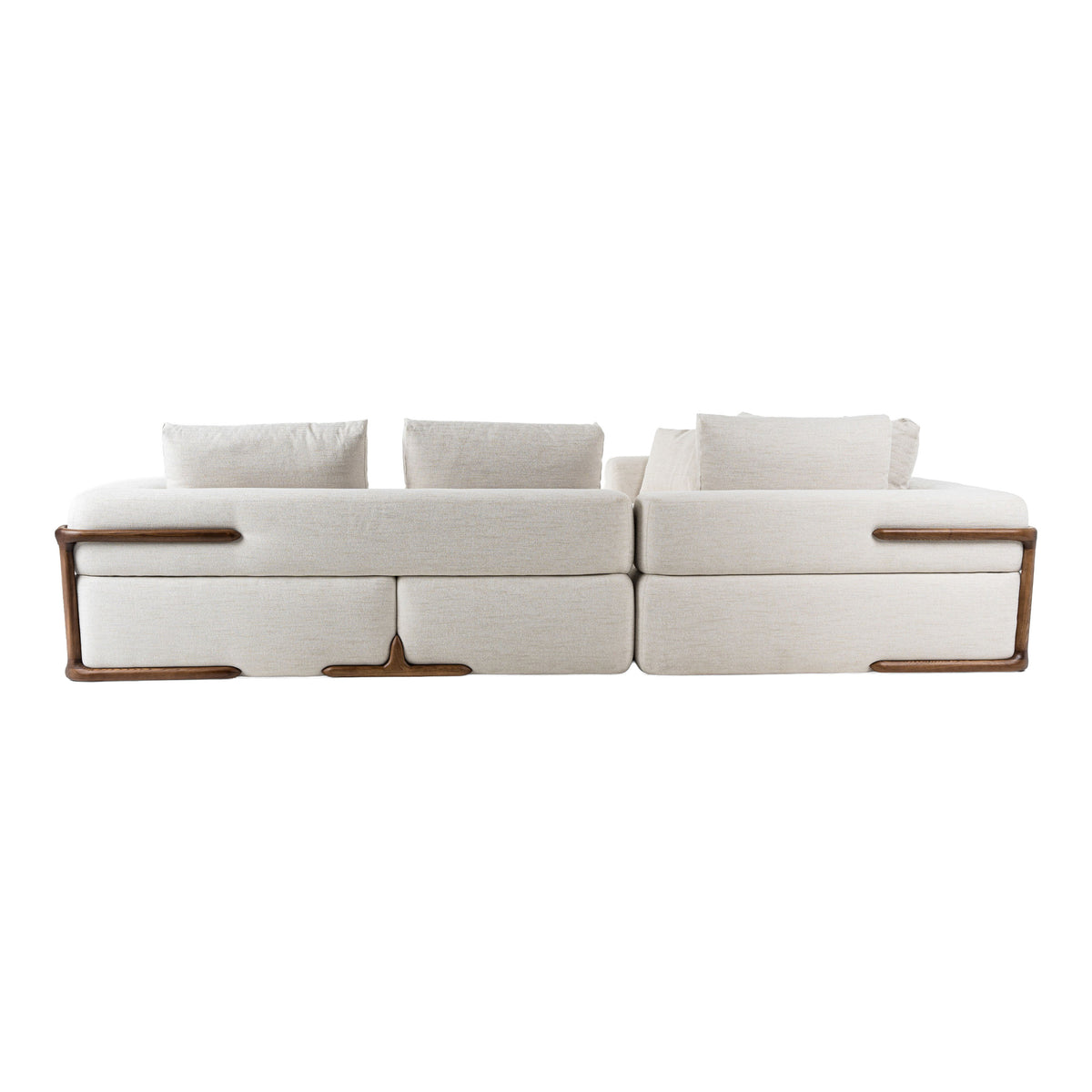 Simone - Modern Off-White Fabric Sectional Sofa by VIG Furniture - View 12
