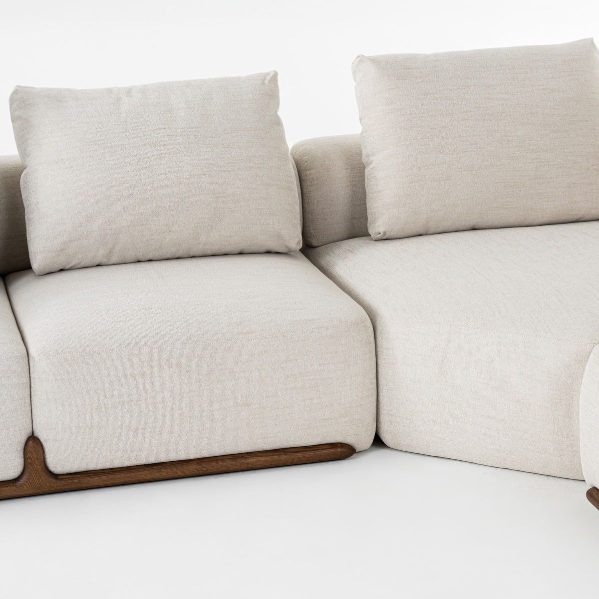 Simone - Modern Off-White Fabric Sectional Sofa by VIG Furniture - View 8