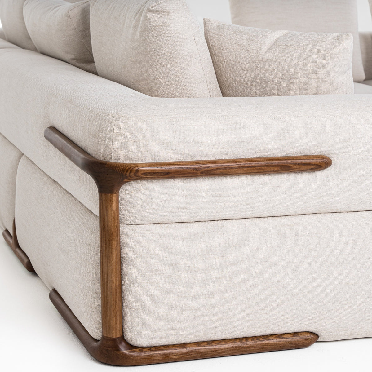 Simone - Modern Off-White Fabric Sectional Sofa by VIG Furniture - View 9