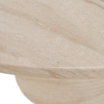 Sinai - Modern Faux Travertine Concrete Round Dining Table by VIG Furniture - View 4