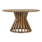Sintra - Outdoor Eucalyptus Round Dining Table by VIG Furniture - View 1