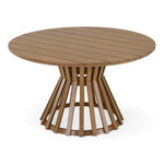 Sintra - Outdoor Eucalyptus Round Dining Table by VIG Furniture - View 4