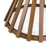 Sintra - Outdoor Eucalyptus Round Dining Table by VIG Furniture - View 6