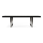 Skyline Modern Black Crocodile Lacquer Extendable Dining Table by VIG Furniture - View 1