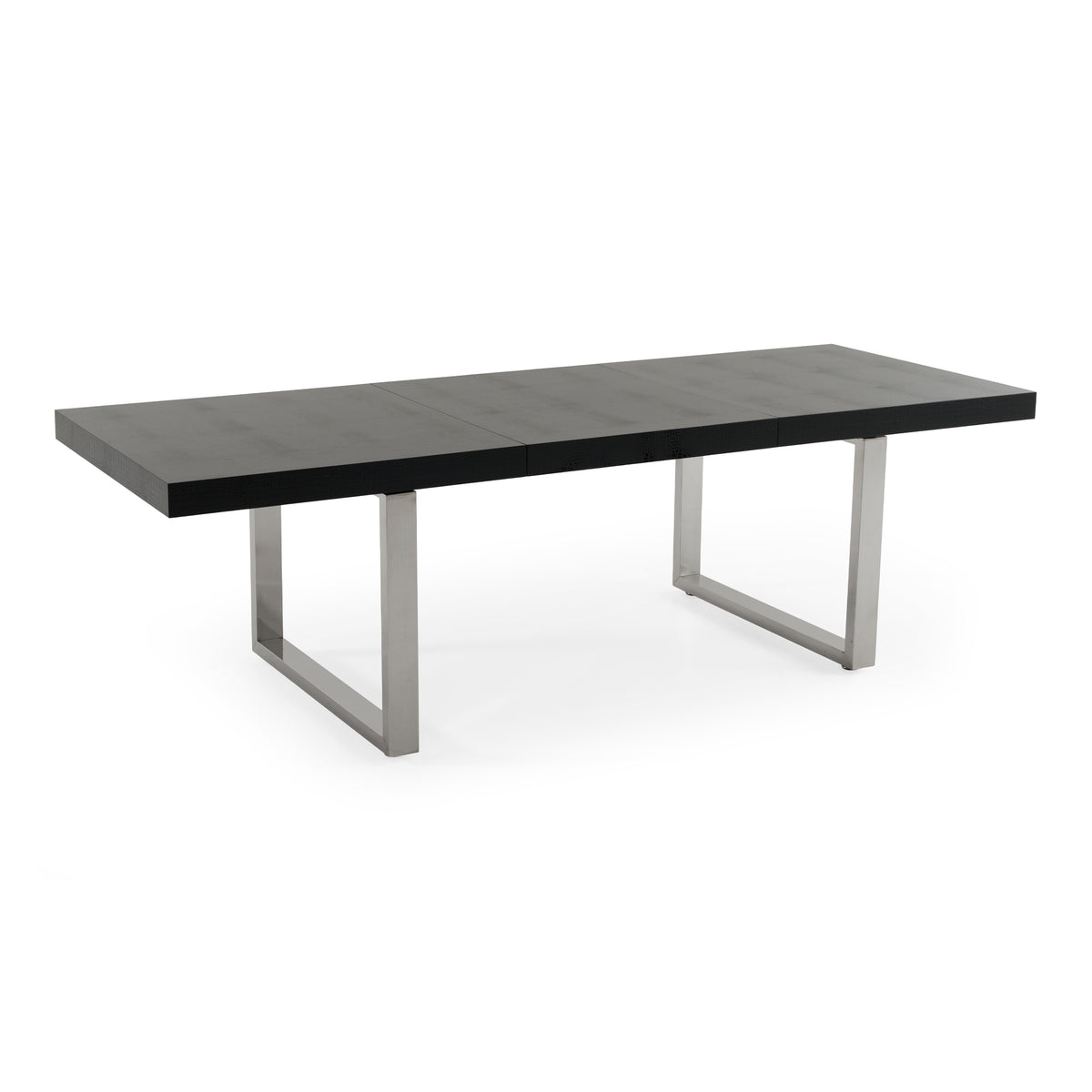 Skyline Modern Black Crocodile Lacquer Extendable Dining Table by VIG Furniture - View 5