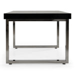 Skyline Modern Black Crocodile Lacquer Extendable Dining Table by VIG Furniture - View 7
