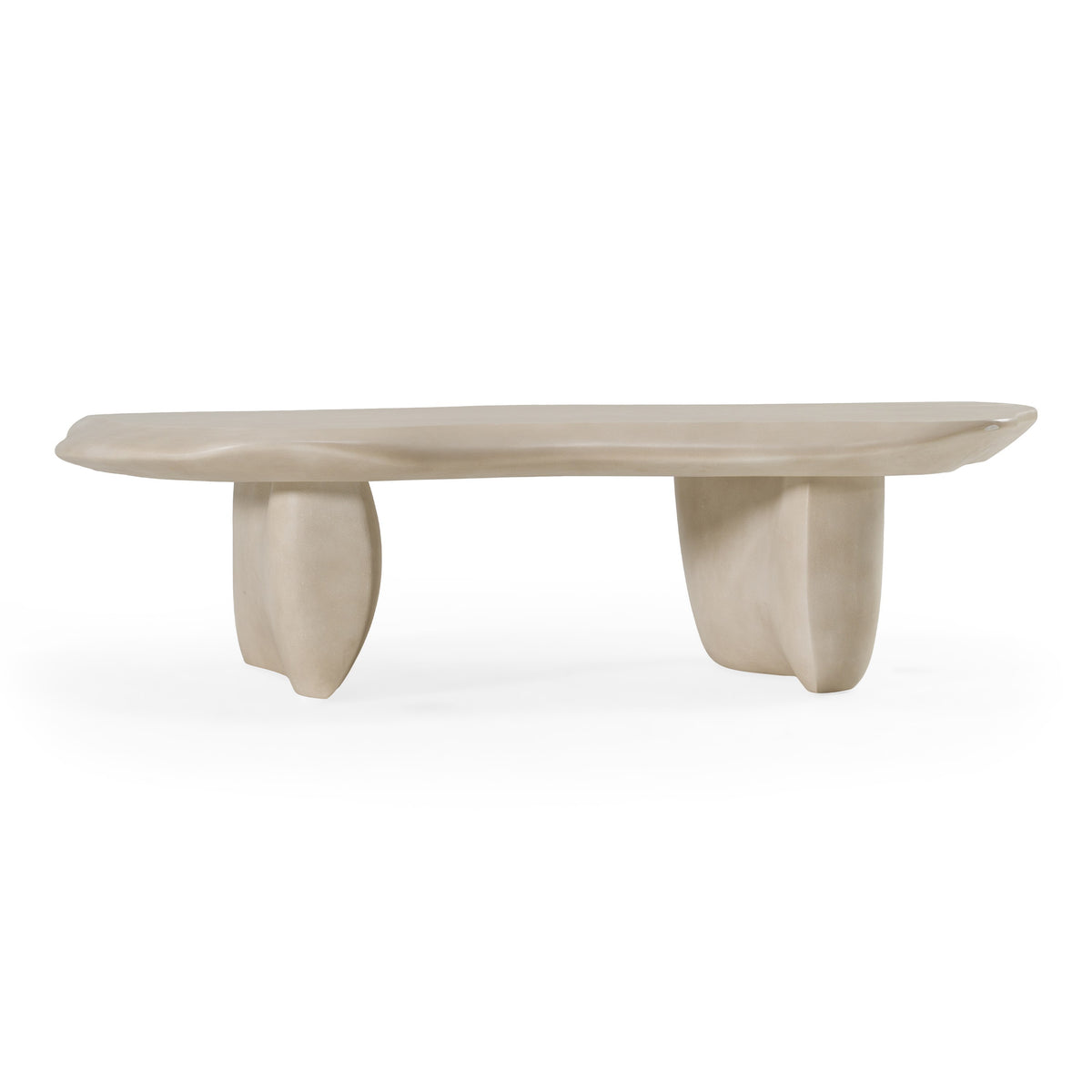 Slone - Modern Beige Concrete Coffee Table by VIG Furniture - View 1