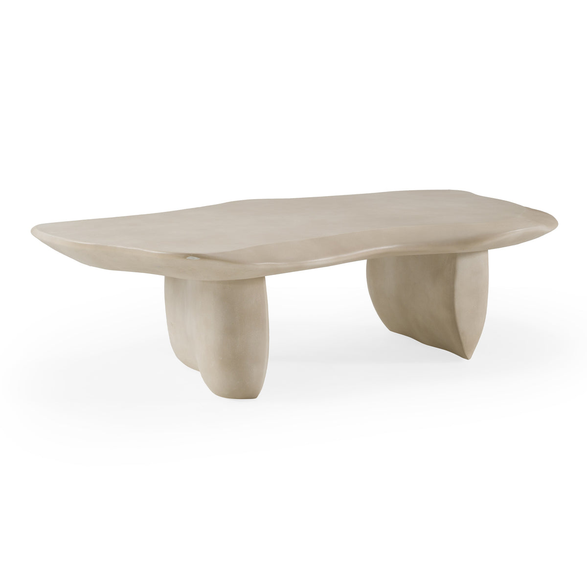 Slone - Modern Beige Concrete Coffee Table by VIG Furniture - View 5