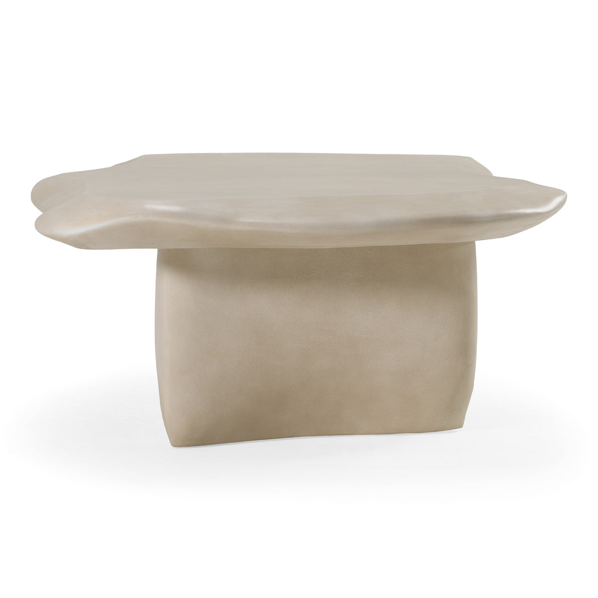 Slone - Modern Beige Concrete Coffee Table by VIG Furniture - View 2