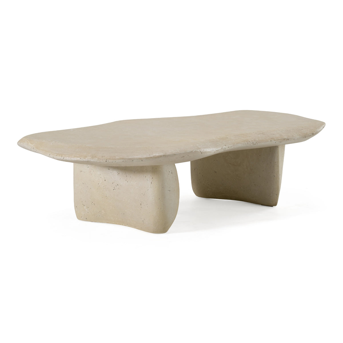 Slone - Modern Beige Fiberform Coffee Table by VIG Furniture - View 2
