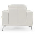 Soho - Contemporary Italian White Leather Armchair by VIG Furniture - View 5