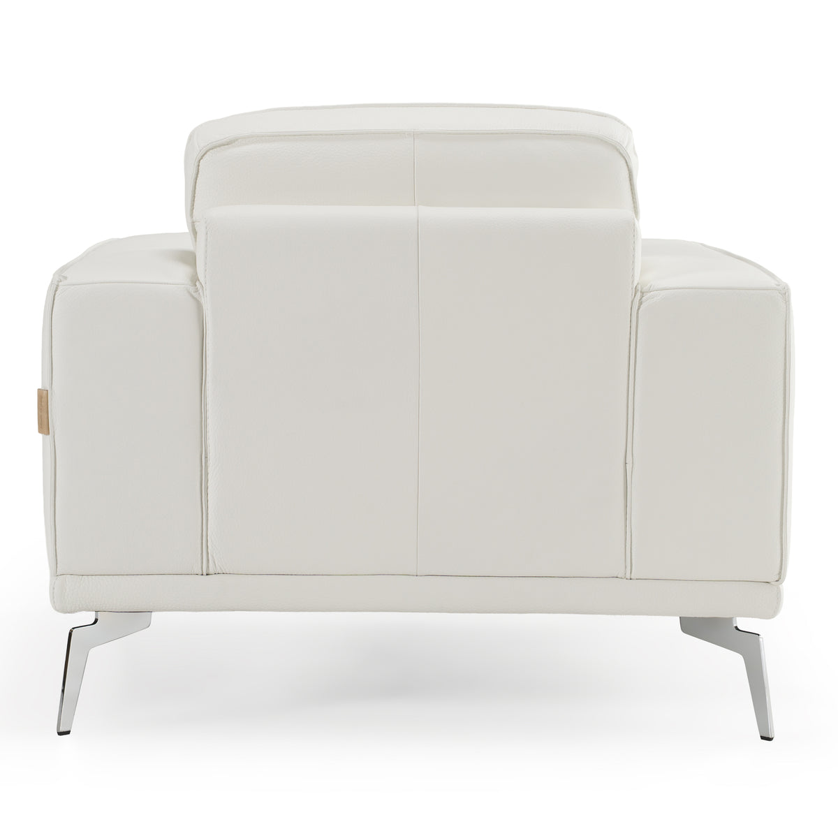 Soho - Contemporary Italian White Leather Armchair by VIG Furniture - View 5