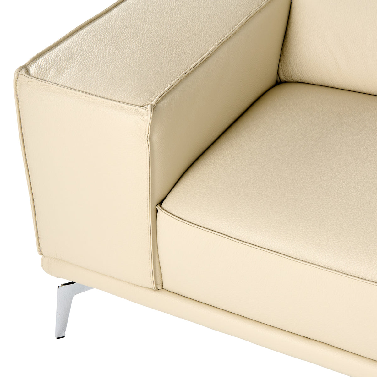 Soho - Italian Off White Leather Sofa by VIG Furniture - View 8