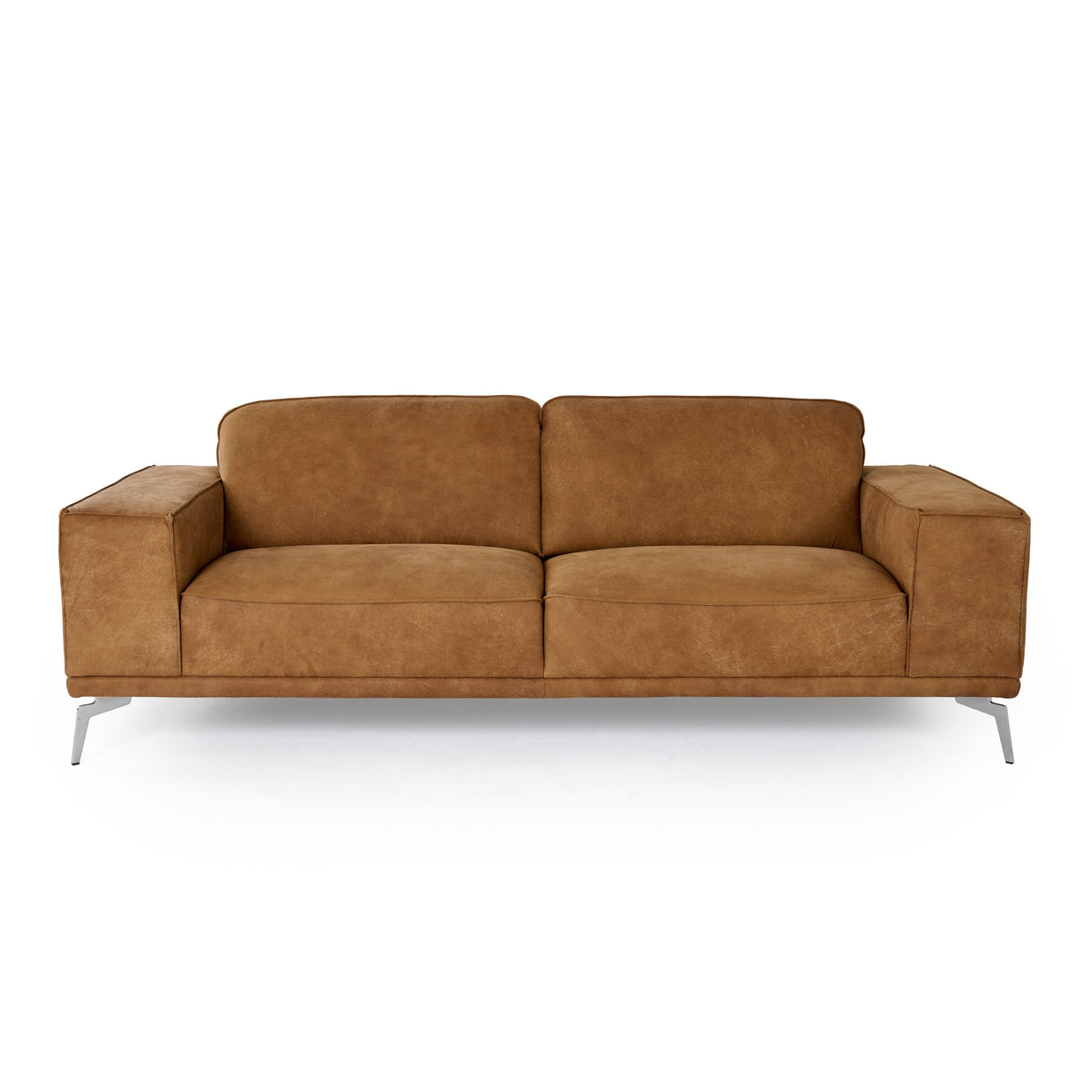 Soho - Italian Vintage Cognac Leather Sofa by VIG Furniture - View 1