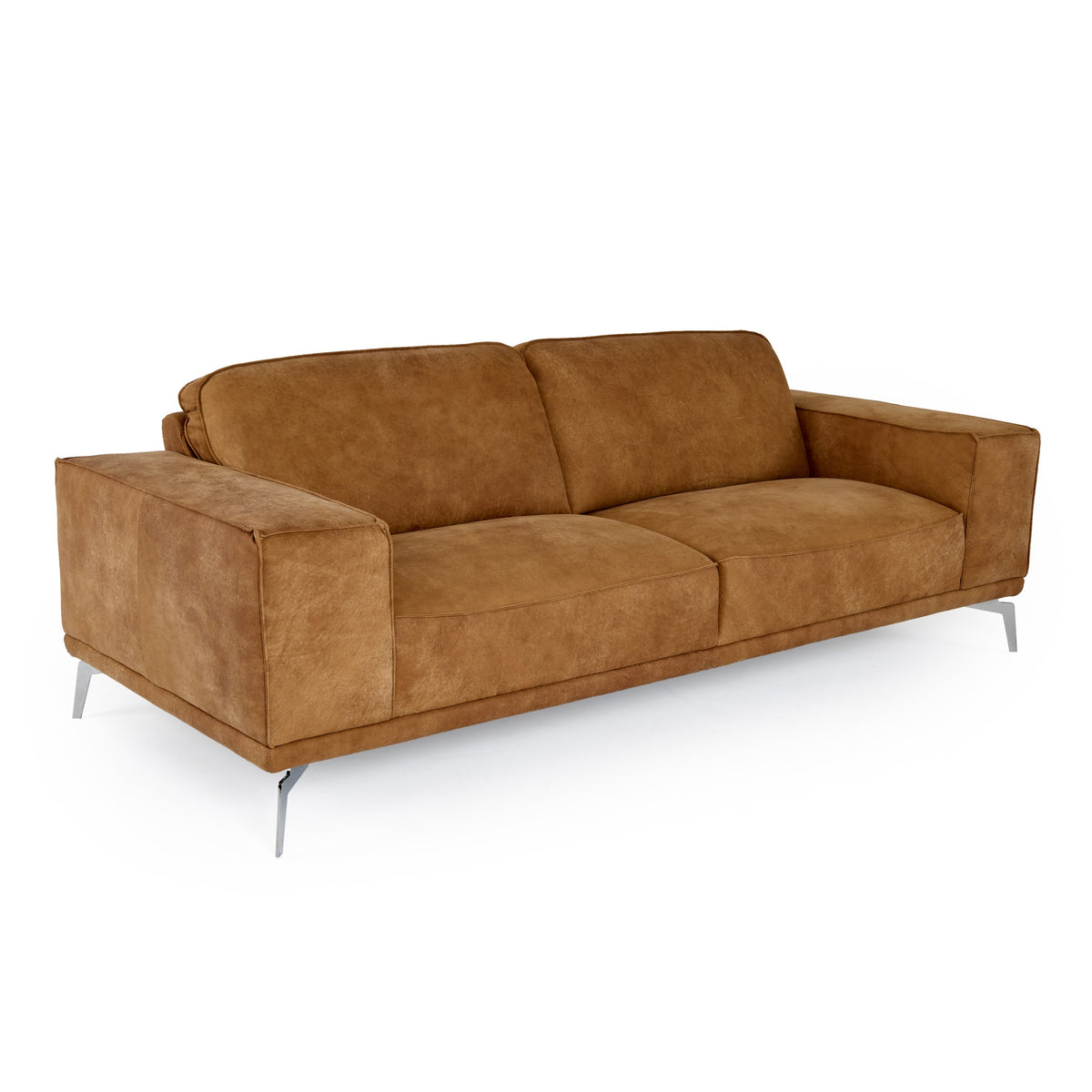 Soho - Italian Vintage Cognac Leather Sofa by VIG Furniture - View 2