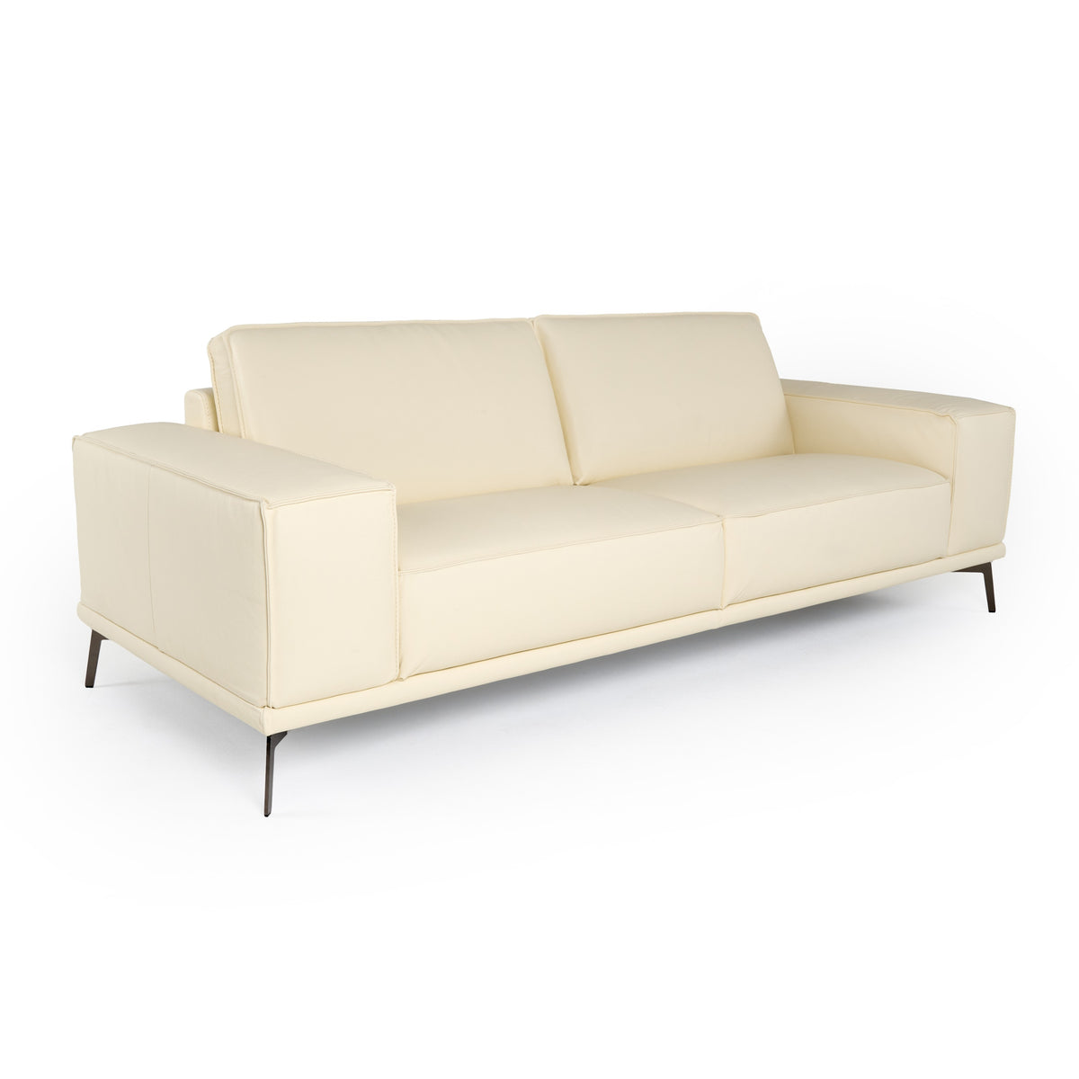Soho - Italian Ivory Leather Sofa by VIG Furniture - View 3