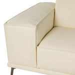 Soho - Italian Ivory Leather Sofa by VIG Furniture - View 7