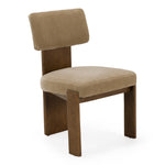 Solis - Modern Tan Fabric + Walnut Dining Chair (Set of 2) by VIG Furniture - View 1