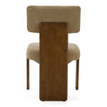 Solis - Modern Tan Fabric + Walnut Dining Chair (Set of 2) by VIG Furniture - View 3