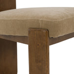 Solis - Modern Tan Fabric + Walnut Dining Chair (Set of 2) by VIG Furniture - View 6