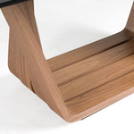 Solvang - Contemporary - Grey Glass + Walnut Rectangular Dining Table by VIG Furniture - View 8