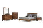Eastern King Soria Modern Grey & Walnut Bedroom Set by VIG Furniture - View 1