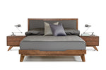 Soria Mid-Century Grey & Walnut Bed by VIG Furniture - View 3