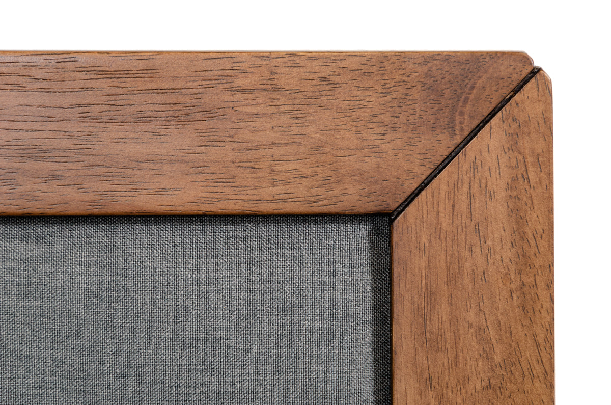 Soria Mid-Century Grey & Walnut Bed by VIG Furniture - View 5
