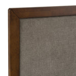 Soria Mid-Century Grey & Walnut Bed by VIG Furniture - View 14