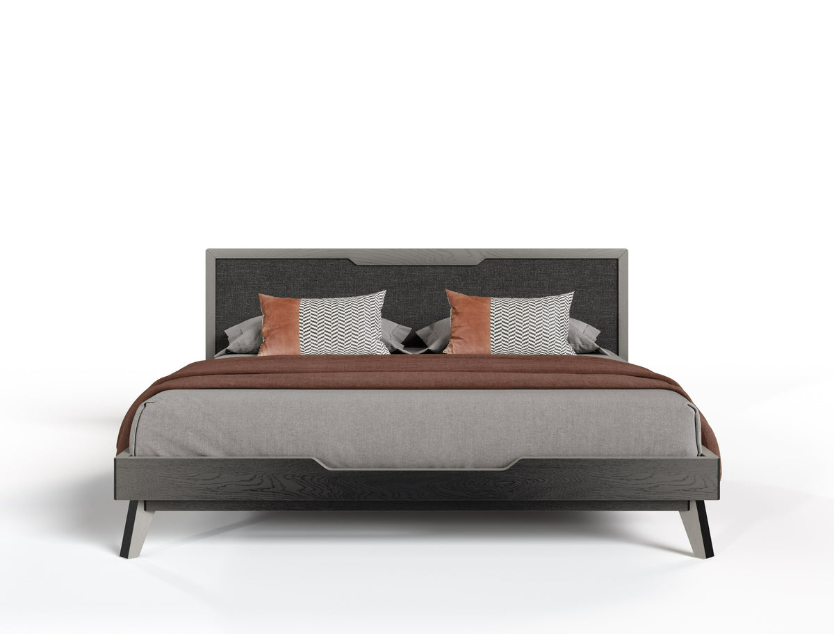 Soria Modern Grey Wash Bed by VIG Furniture - View 1