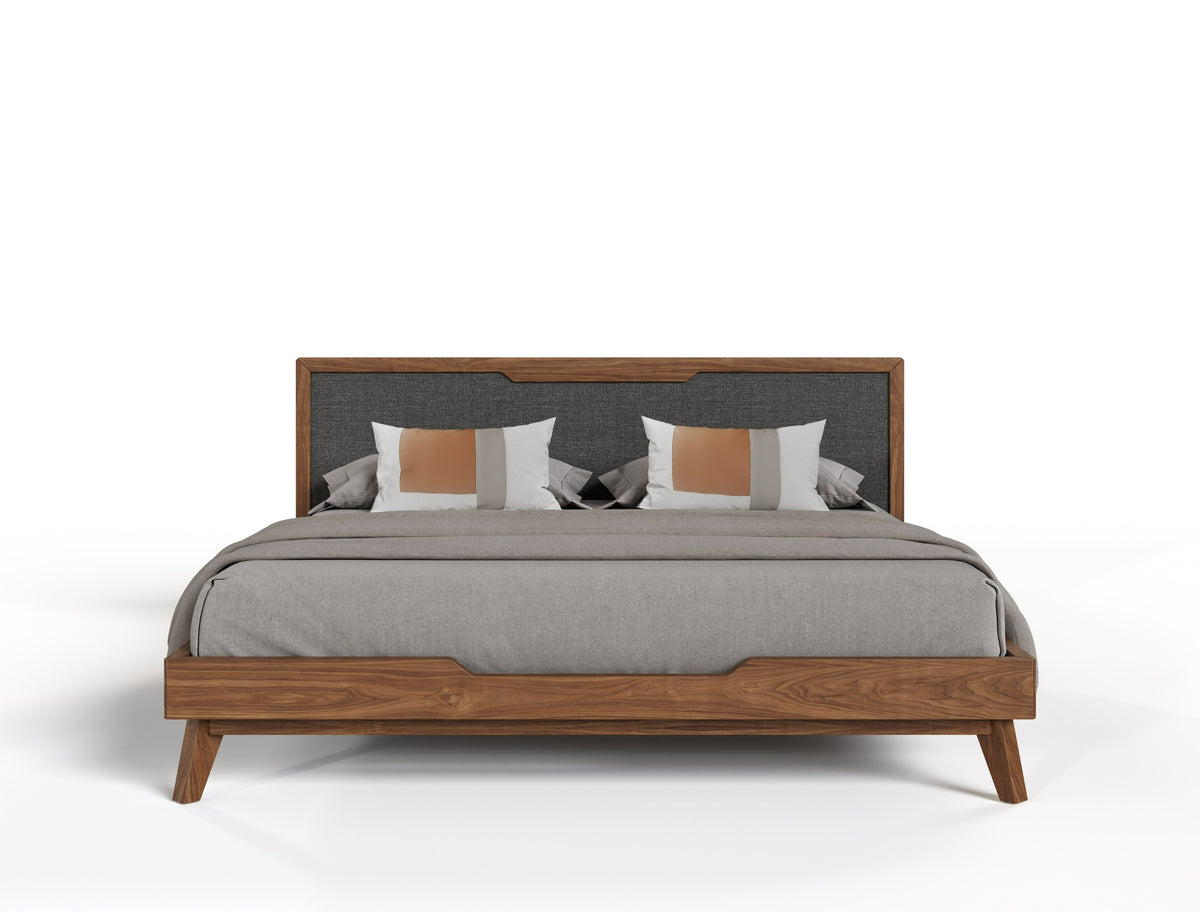 Soria Mid-Century Grey & Walnut Bedroom Set by VIG Furniture - View 10