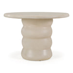 Sosso - Modern Beige Round Fiberform Dining Table by VIG Furniture - View 1
