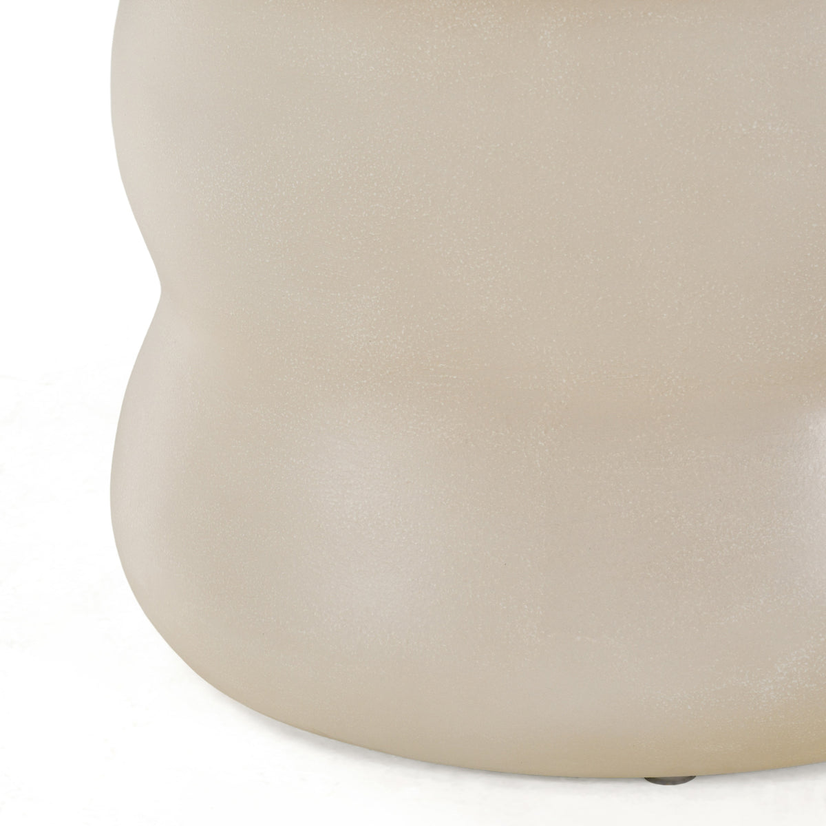 Sosso - Modern Beige Round Fiberform Dining Table by VIG Furniture - View 4