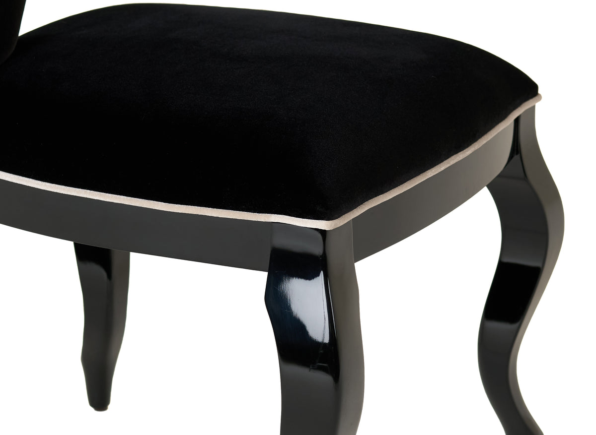 Sovereign - Transitional Black Fabric Chair (Set of 2) by VIG Furniture - View 7