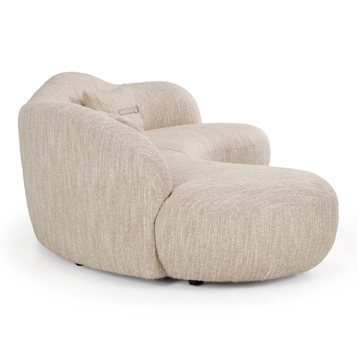 Spiro - Modern Beige Fabric Curved Sectional Sofa by VIG Furniture - View 4