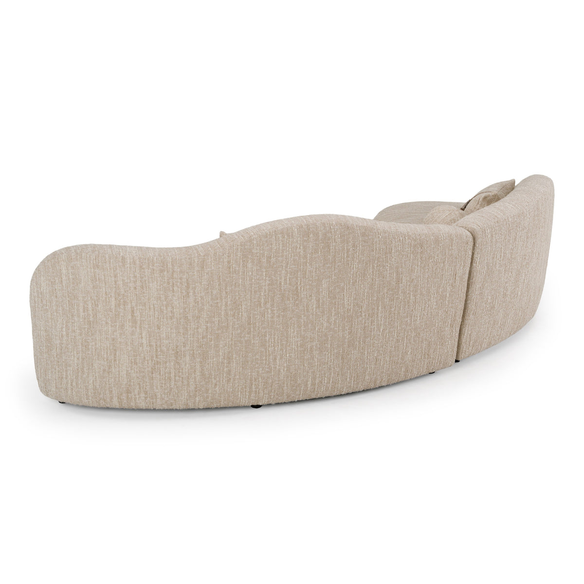 Spiro - Modern Beige Fabric Curved Sectional Sofa by VIG Furniture - View 5