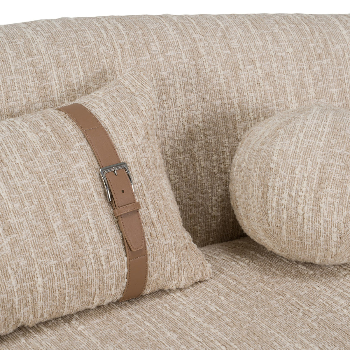 Spiro - Modern Beige Fabric Curved Sectional Sofa by VIG Furniture - View 7