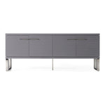 Splendor - Grey High Gloss Slatted Buffet by VIG Furniture - View 1