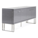 Splendor - Grey High Gloss Slatted Buffet by VIG Furniture - View 3
