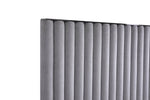 Splendor - Silver + Grey Velvet Upholstered King Platform Bed by VIG Furniture - View 2