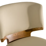 Stanley - Contemporary Beige Leatherette and Walnut Dining Chair (Set of 2) by VIG Furniture - View 7